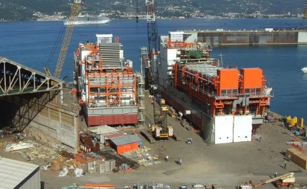 BARGE DI REINIEZIONE RAW GAS – GE OIL & GAS / AGIPKco