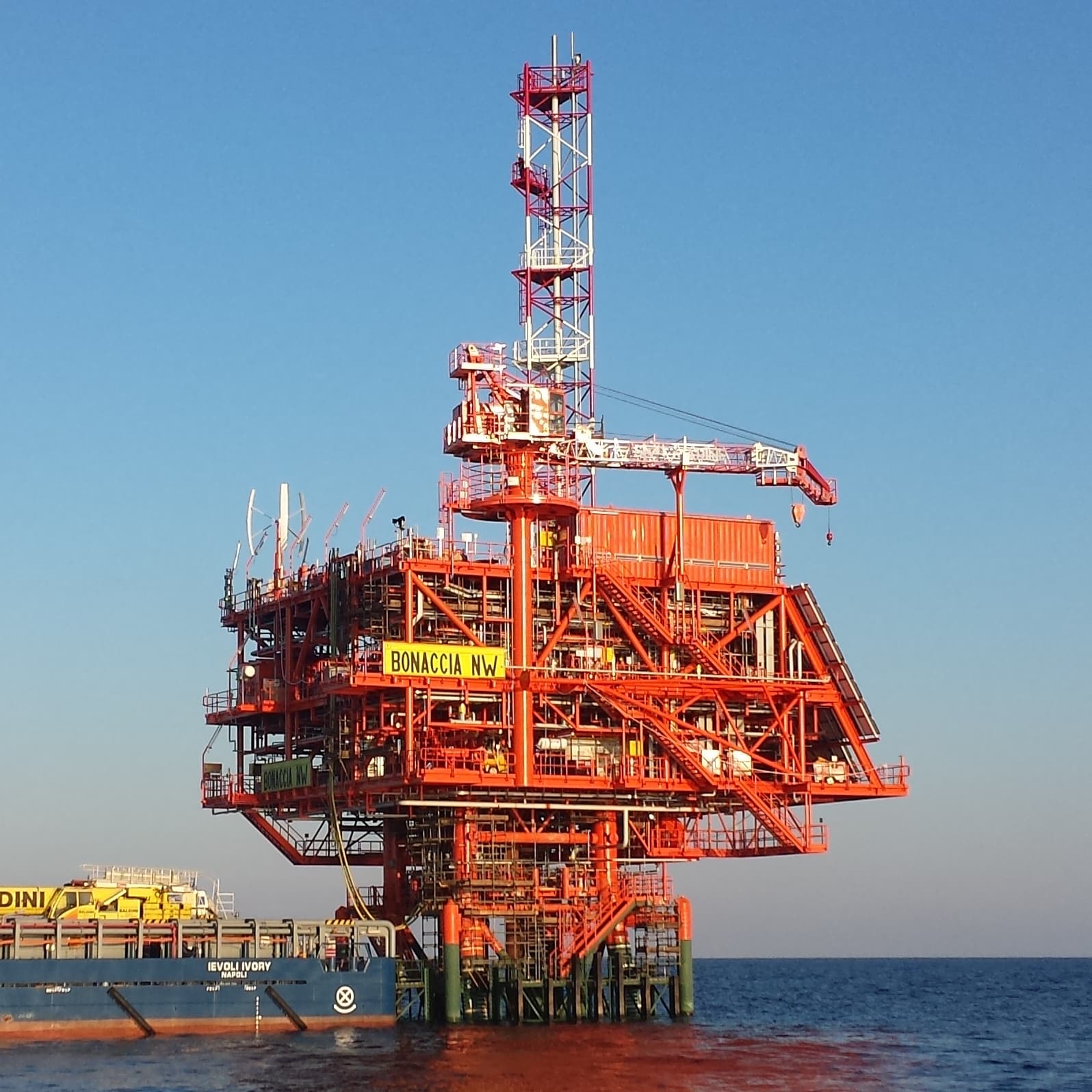 EPC BONACCIA NW GAS PTF – COSTRUZIONE DECK & COMMISSIONING PTF – ENI ITALIA